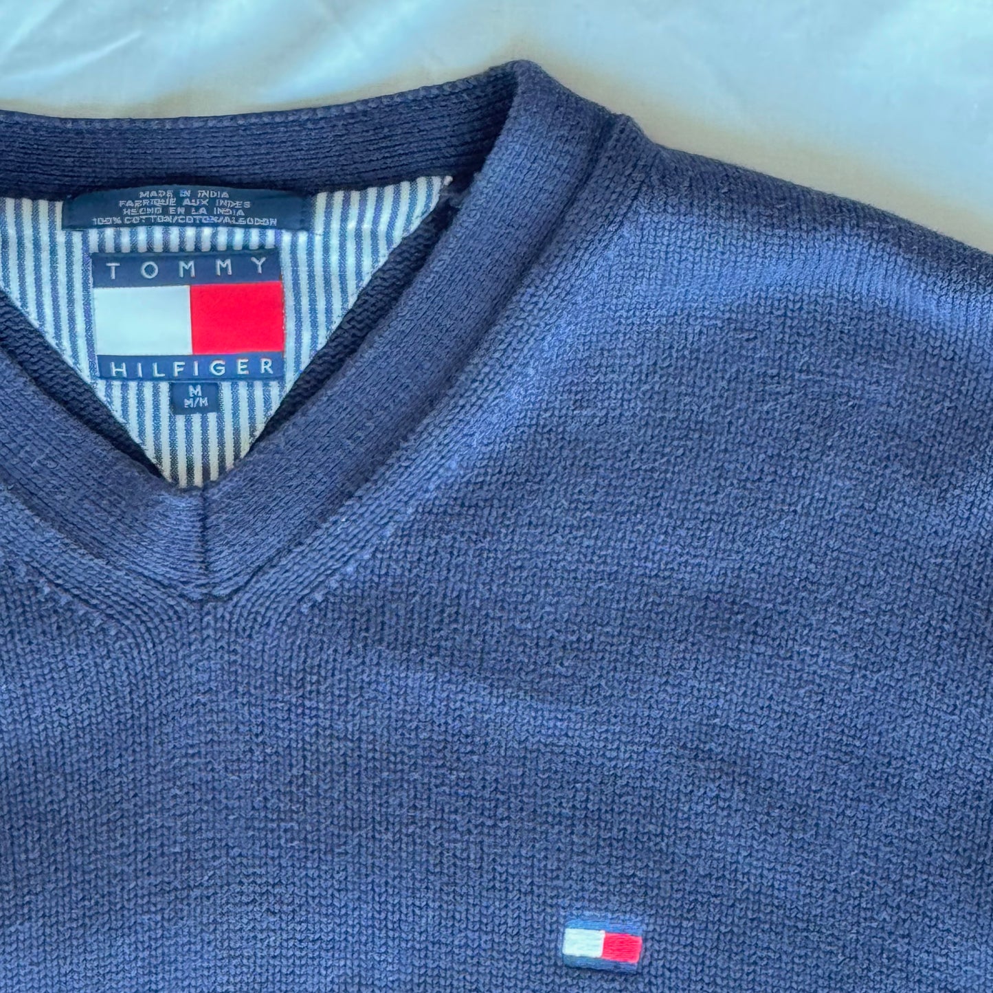 Tommy Hilfiger Jersey de Punto Azul Marino – Talla M