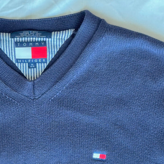 Tommy Hilfiger Jersey de Punto Azul Marino – Talla M