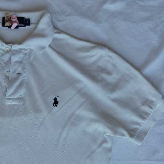 Polo Blanco Clásico Ralph Lauren – Talla S